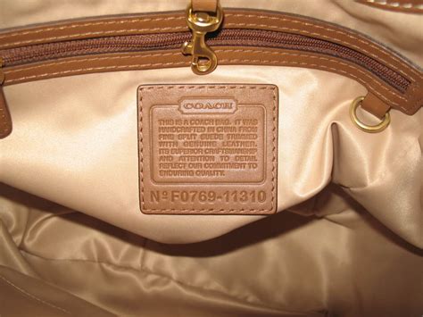 coach purse authentication number check